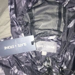 Slate & stone windbreaker grey. Sold out in stores